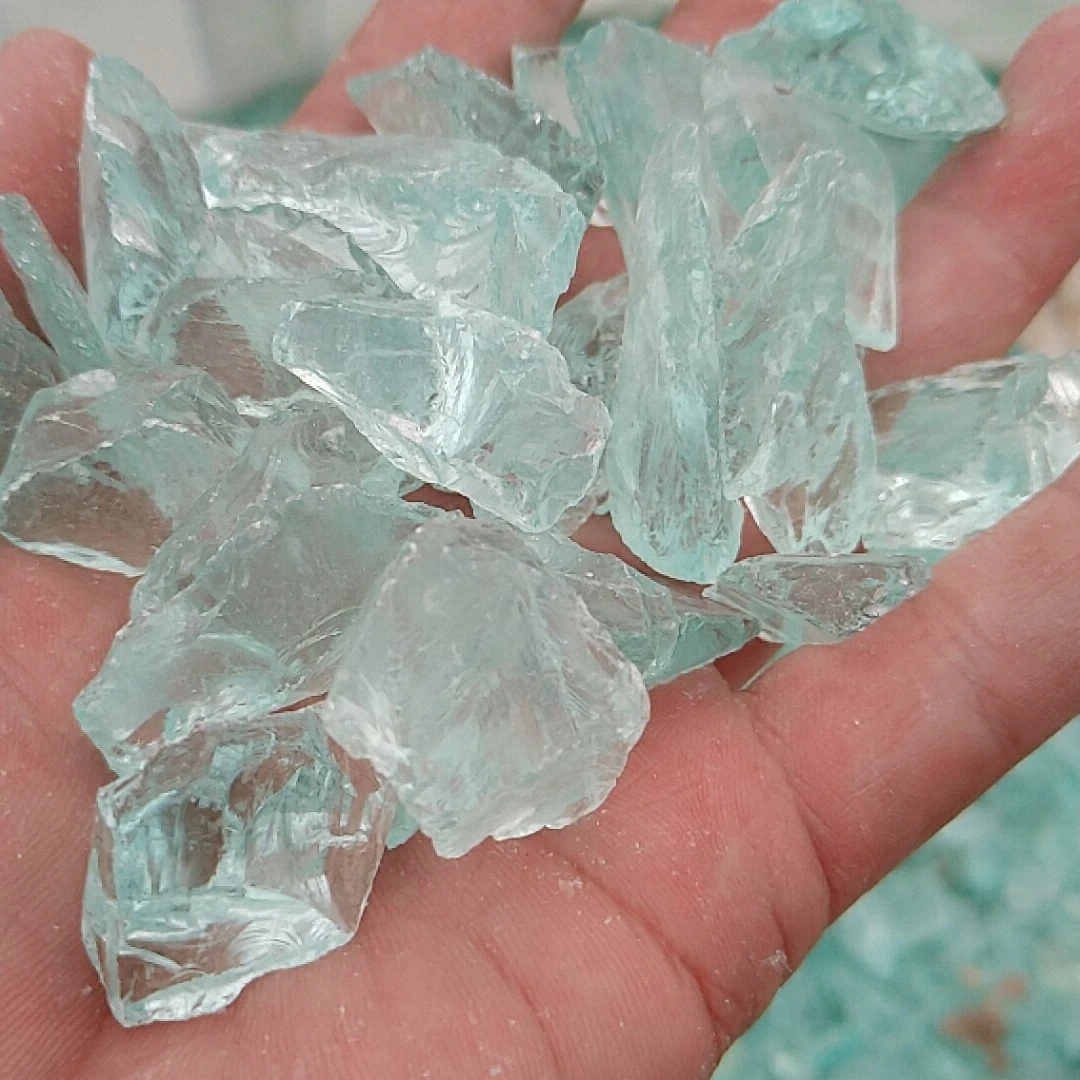 Crushed Glass Sand Wholesale Sandblasting Round Crushed Glass Sand Used In Home