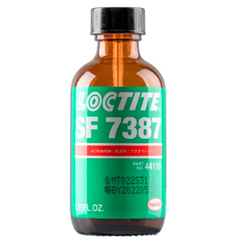 Henkel loctite SF7387  1.75 oz Liquid Activator  for  toughened acrylic adhesives & sealants transparent yellow to amber