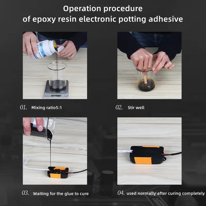 Wholesale-Epoxy-Resin Self-drying High Thermal Conductivity Electronic Potting Adhesive High Temperature Epoxy Resin