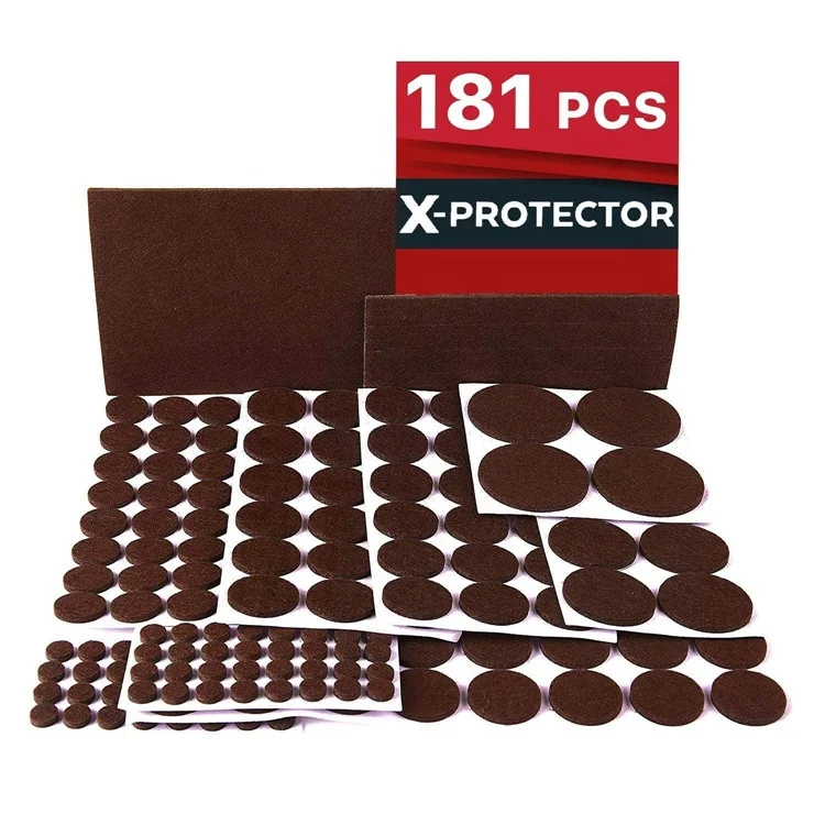 Протектор для мебели из шерстяного войлока размером 1,75x1,75 дюйма с индивидуальным размером