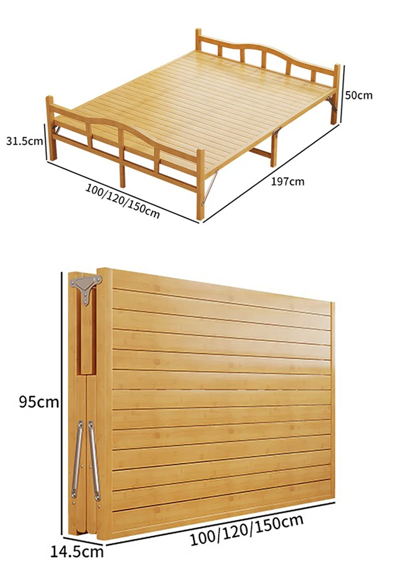 Large Capacity Bed For Nap Folding Portable Convenient in room Office Apartment