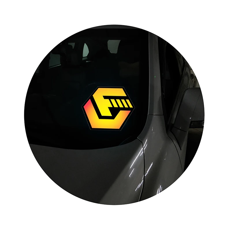 LED light sign EL flashing logo for taxi rideshare automobile advertising customizable lighting stickers no MOQ limit