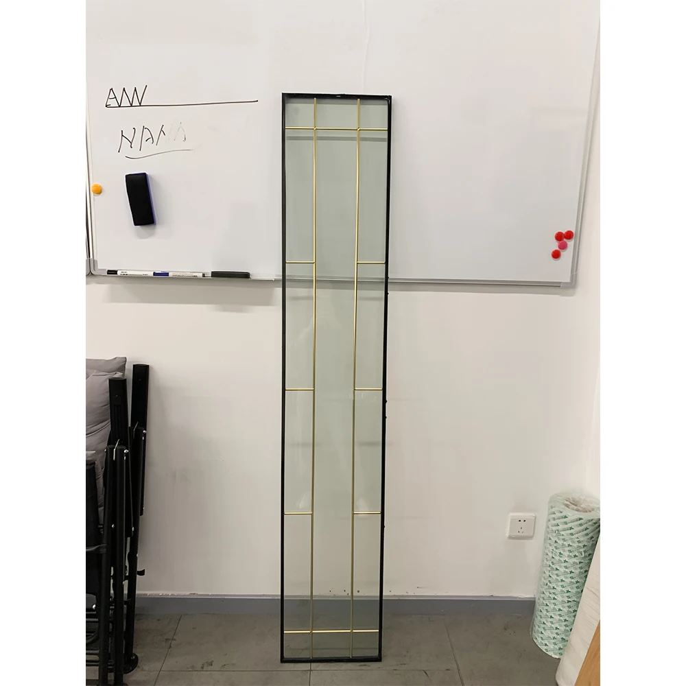 Производитель теплоизоляционные латунные решетки с двойной изоляцией закаленное стекло для окон и дверей стеклянный настенный Декор дома