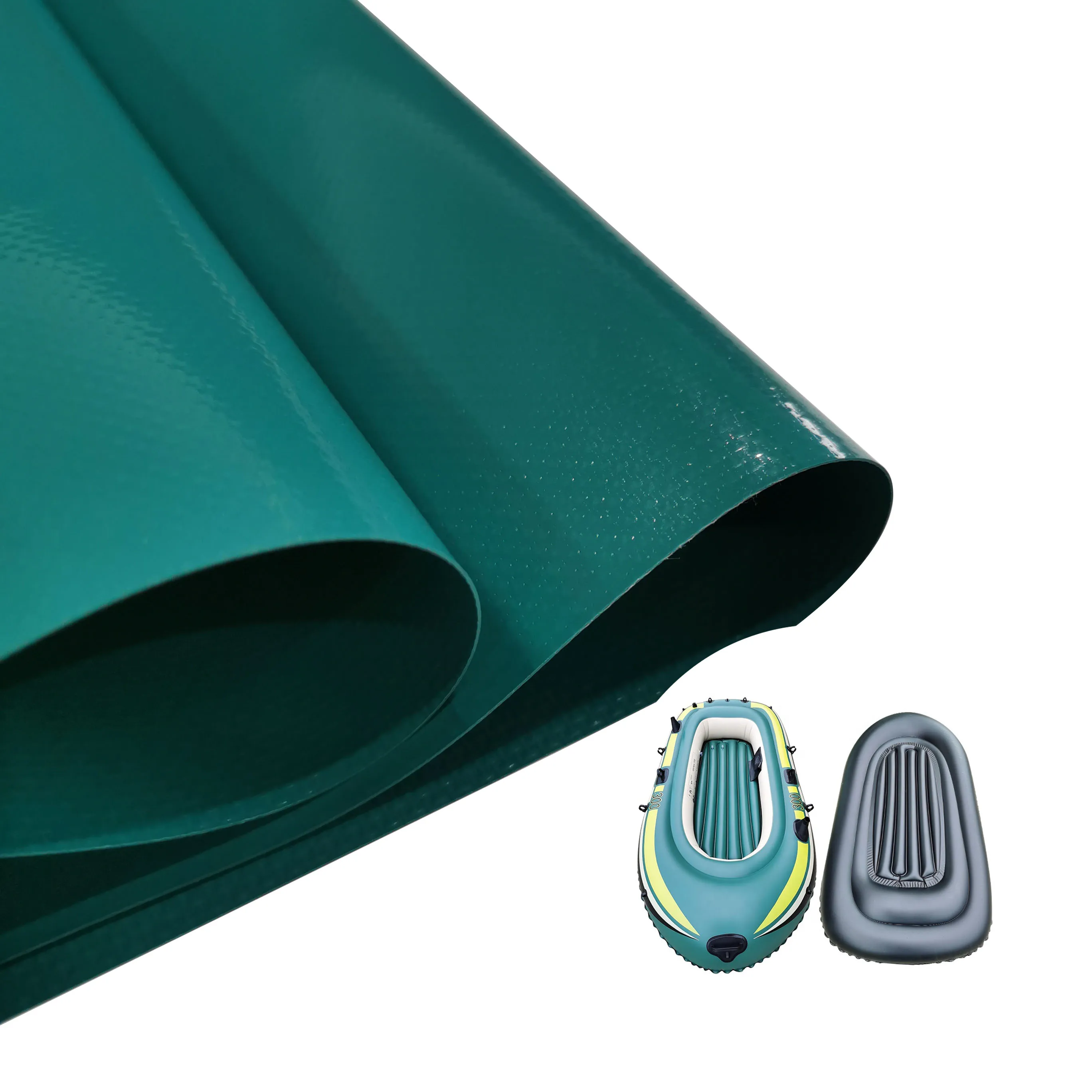 Lona High Tensile Strength PVC Tarpaulin Tear Strength for inflatable boat