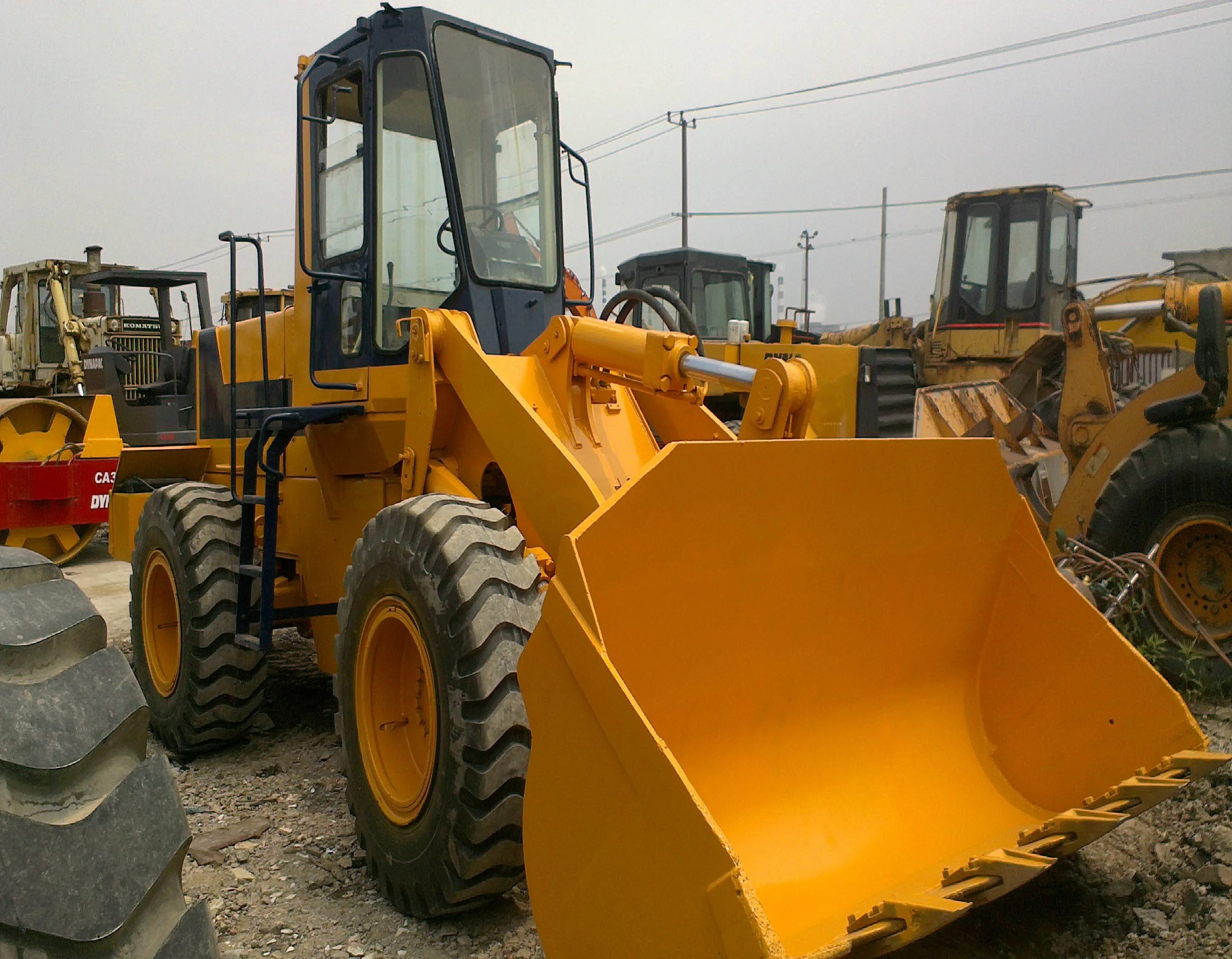 Original Machine Used Hydraulic 18tons WA380 WA300 3CX Wheel Loader For Sale