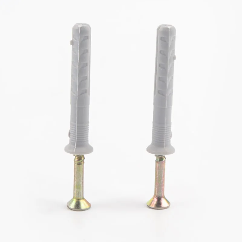 Hammer drive screw nylon anchor Factory Expansion Anchor Bolts Hammer Drive Nylon Plastic Fixing Nylon Frame Fixing Anchor