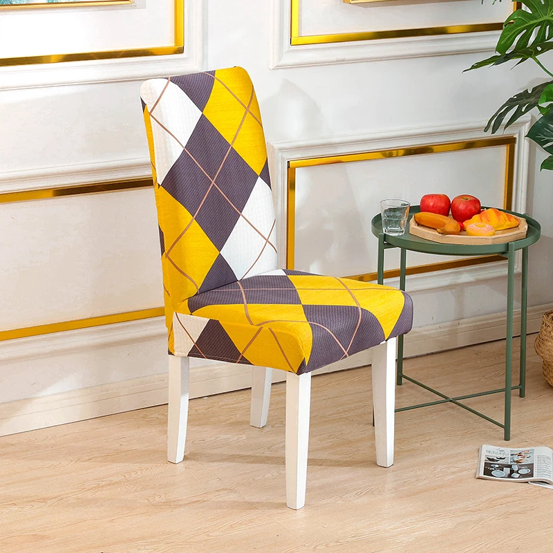Wholesale Spandex Chair Covers Stretchable Dining Banquet Waterproof Jacquard  Chair Cover for Events Chair Slipcovers