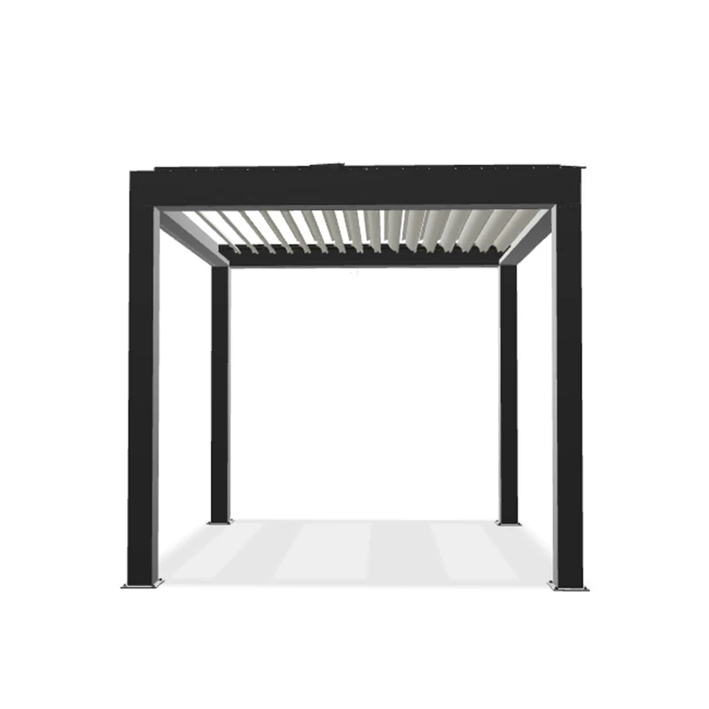 Factory outdoor aluminium waterproof pop up gazebo 3x3 kits metal electric pavilion