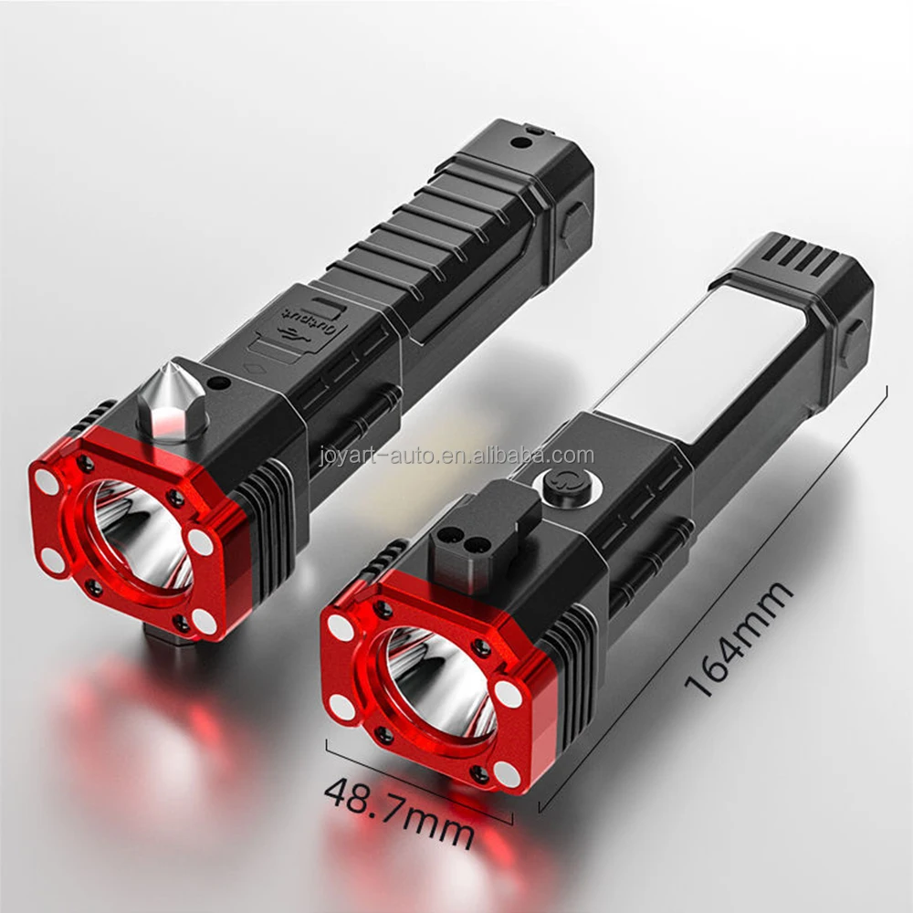 Hot Selling Products 2024 Repair Magnet Charging Power Work Light Seatbelt Cutter Window Glass Breaker