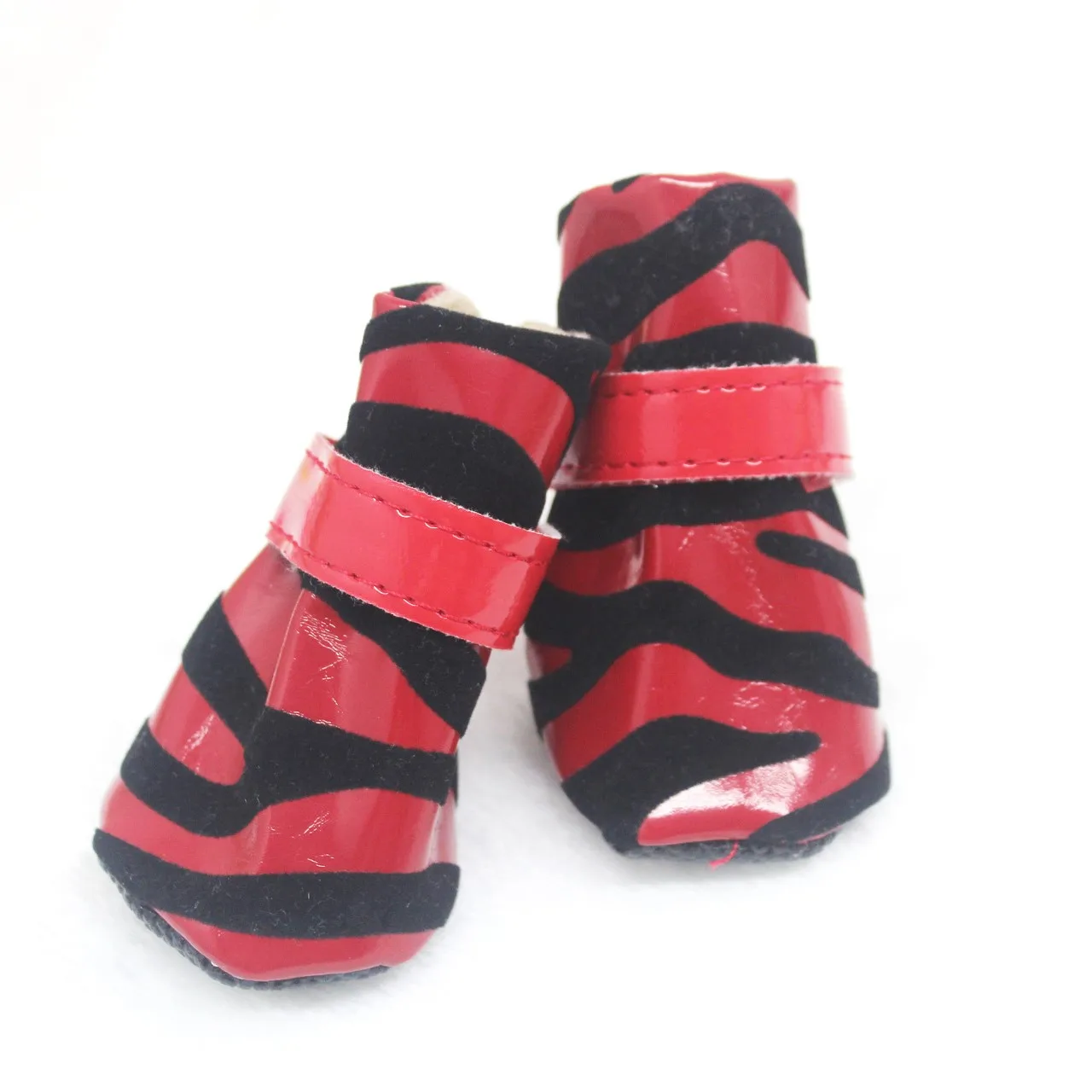 Wholesale foot paw protector waterproof zebra small dog pet Shoes
