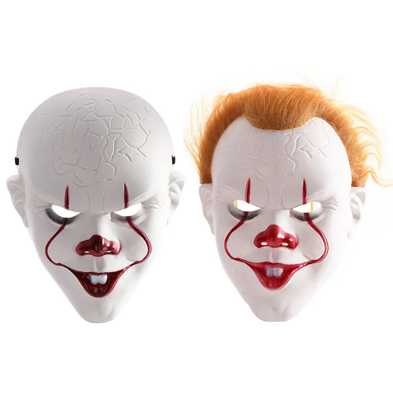 Wholesale Cheap Scary Clown Mask Halloween Mask Clown Ghost Night Horror Props Halloween Killer Cosplay Mask