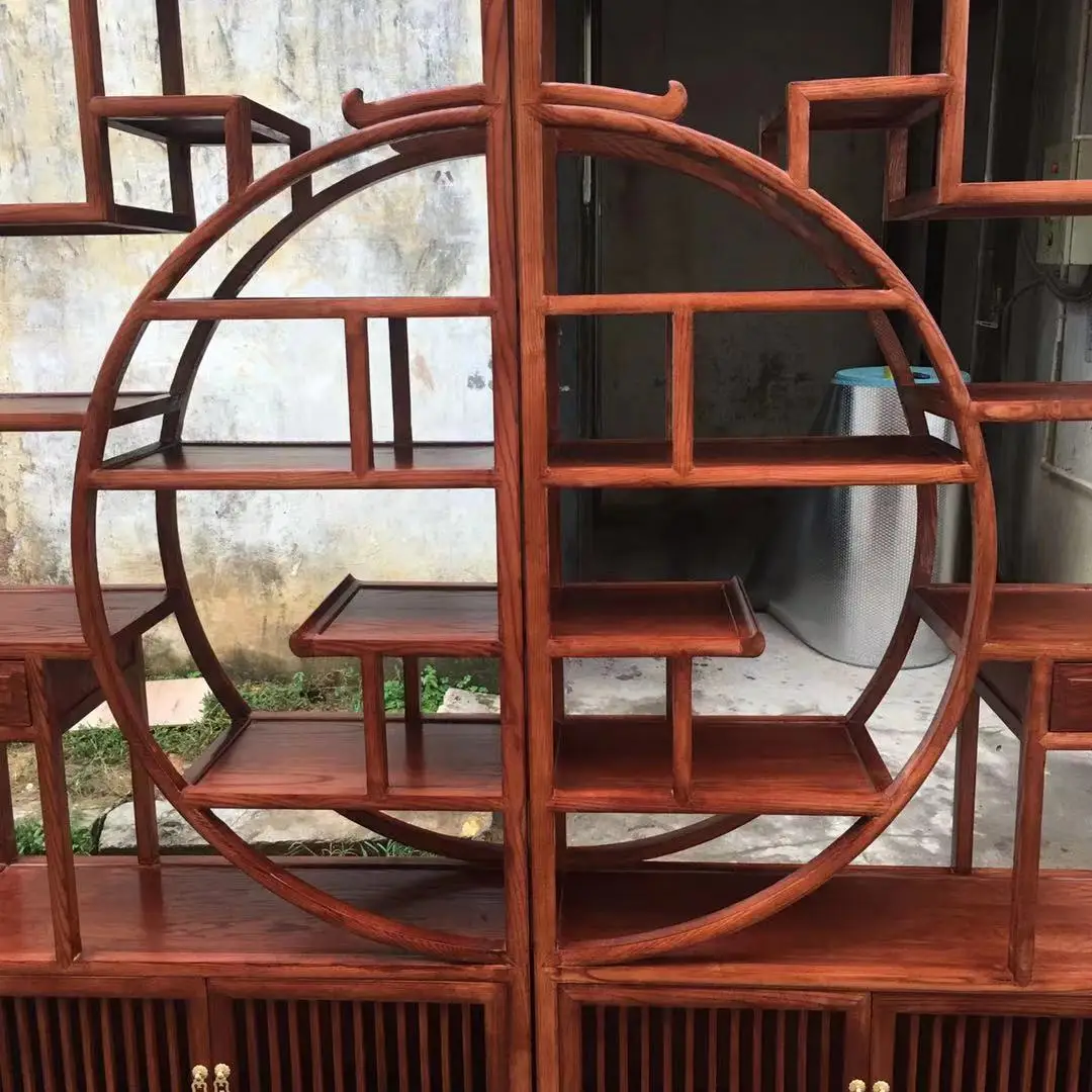 Wholesale High Quality furniture lounge suits round bogu shelf