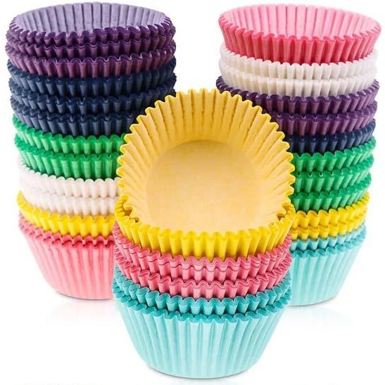 Wholesale Celebration Gift Greaseproof Paper Baking Cake Cups Muffin Cup Disposable Cupcake