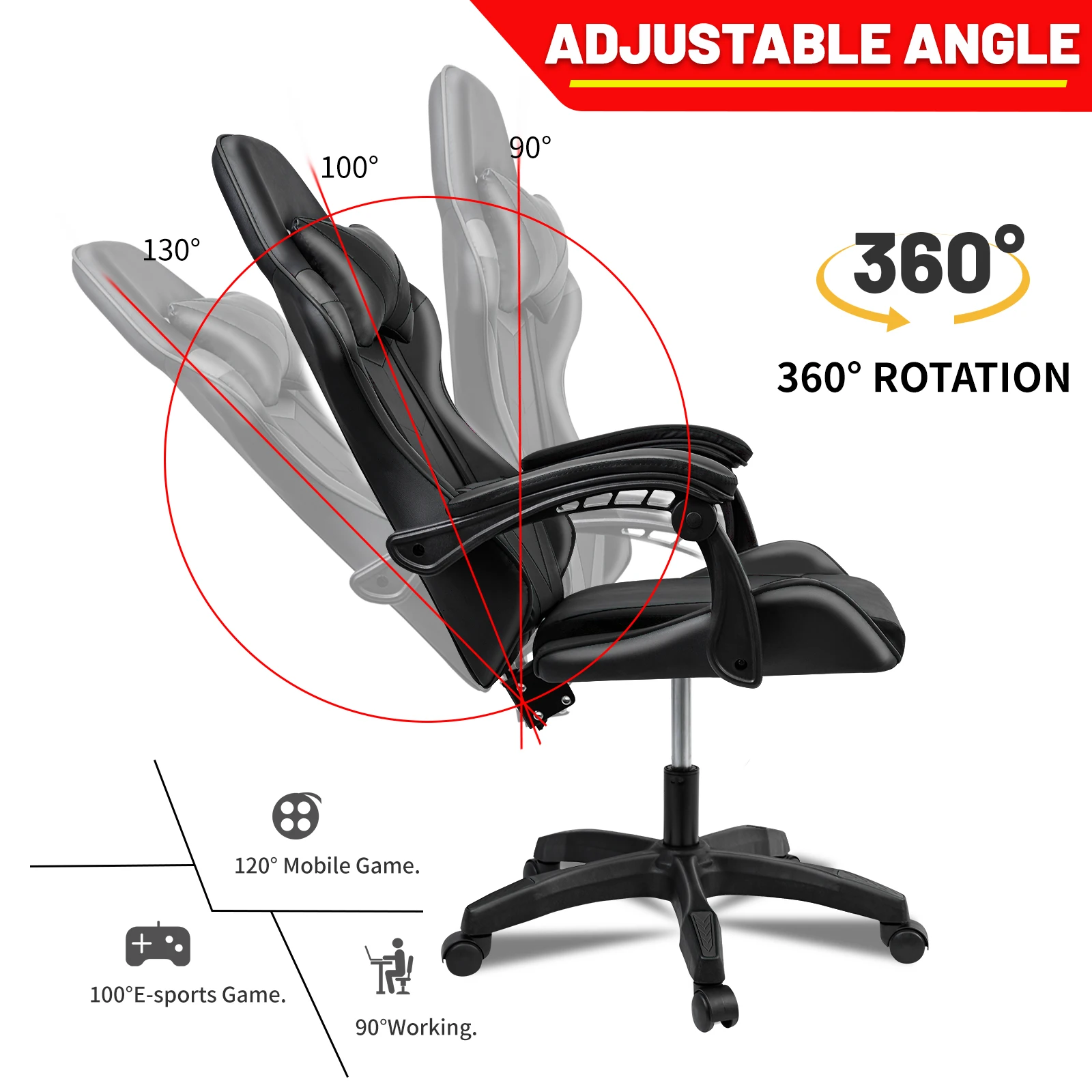Wholesale  high quality ergonomic custom scorpion PC Gaming Chair
