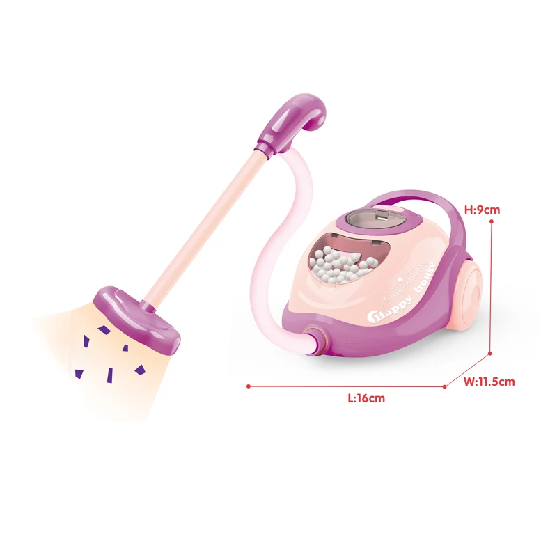 Simulation Pretend Role Play House Work Electric Vacuum Cleaner And Washing Machine Toy For Kids