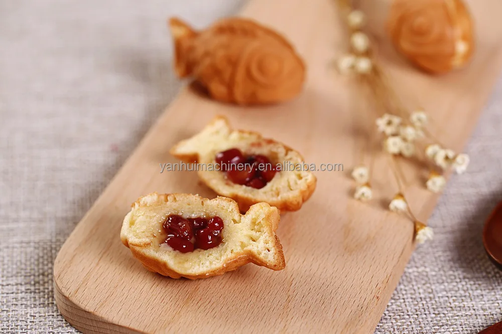 South Korean Trade Automatic Gas Fish Mold Deli Manjoo Custard Make Walnut Moshi Delimanjoo Manju Cake Taiyaki Machine