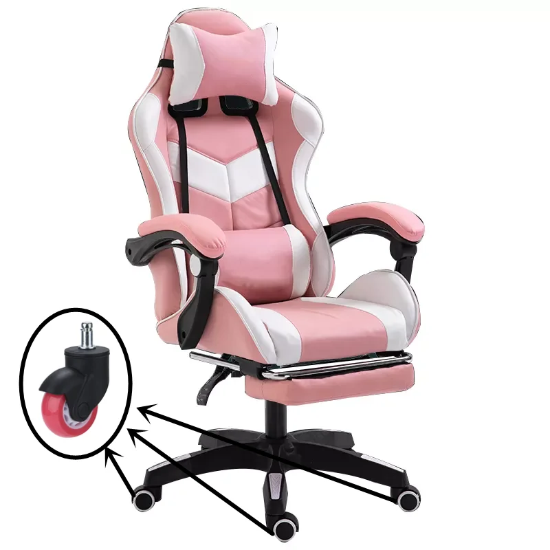 2,5 дюймовые розовые вкладыши стержень Колеса полиуретановые колеса премиум класса без маркировки шумовое колесо