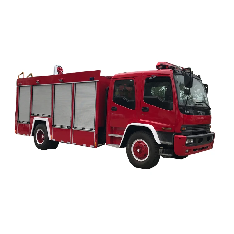 China stock l suzu 4X2 4WD Water Spray Cannon Foam Pump 3000 gallon  Fire Fighting Truck