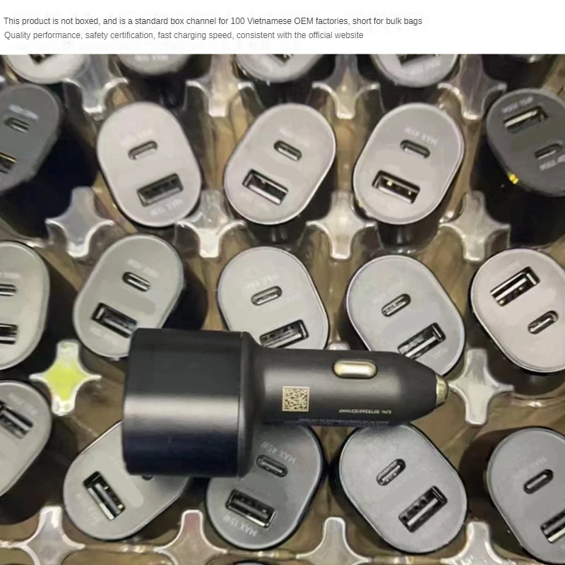 Type-c Adapter USB-C Original PD 45W 15W Dual USB Adaptive for Samsung Fast Charger S23 S20 S22 Ultra Z Fold 2 3 4 Car Charger