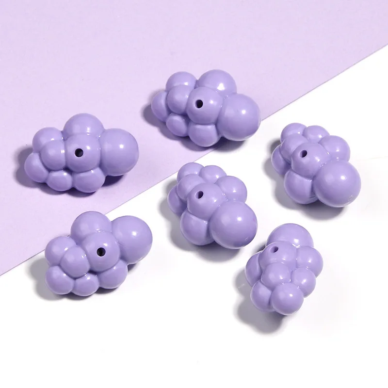 Cheap Price A Grade Acrylic Material Pendant Beads 10mm Transparent Faceted Acrylic Beads