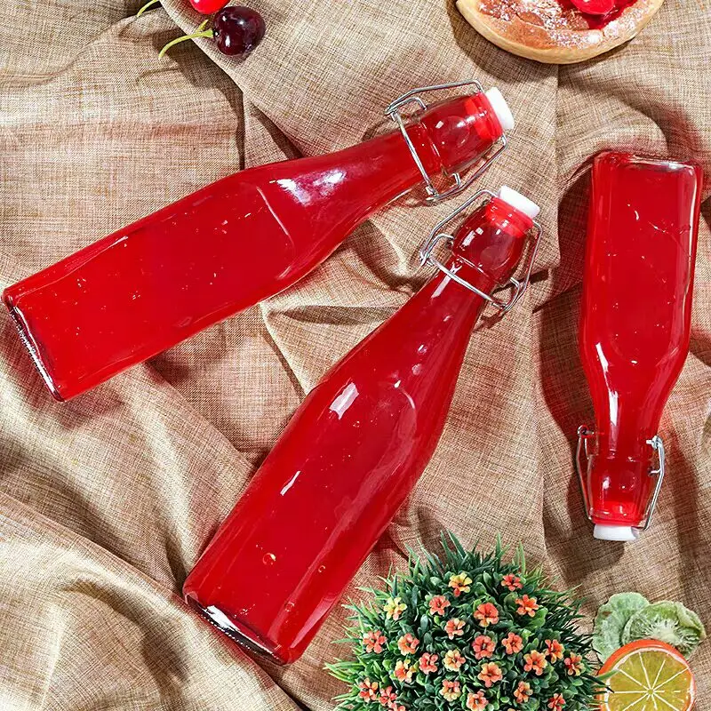 Factory Produced Various Specifications Premium Swing Top/Clip Top Glass Bottle