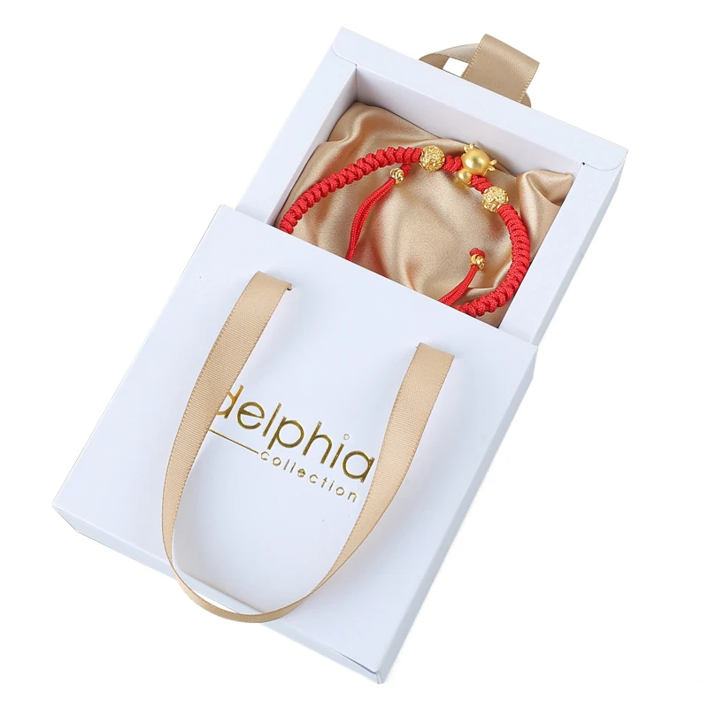 Fadeli Small Purple Jewelry Gift Boxes Necklace Packaging Trinket Bracelet Jewelry Boxes Packaging with Logo Paper Handle Bag