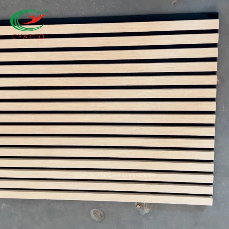 Customized Wood Plastic Soundproof Acoustic Wall Panel akupanel for Interior Decoration or Home Theater Sound system