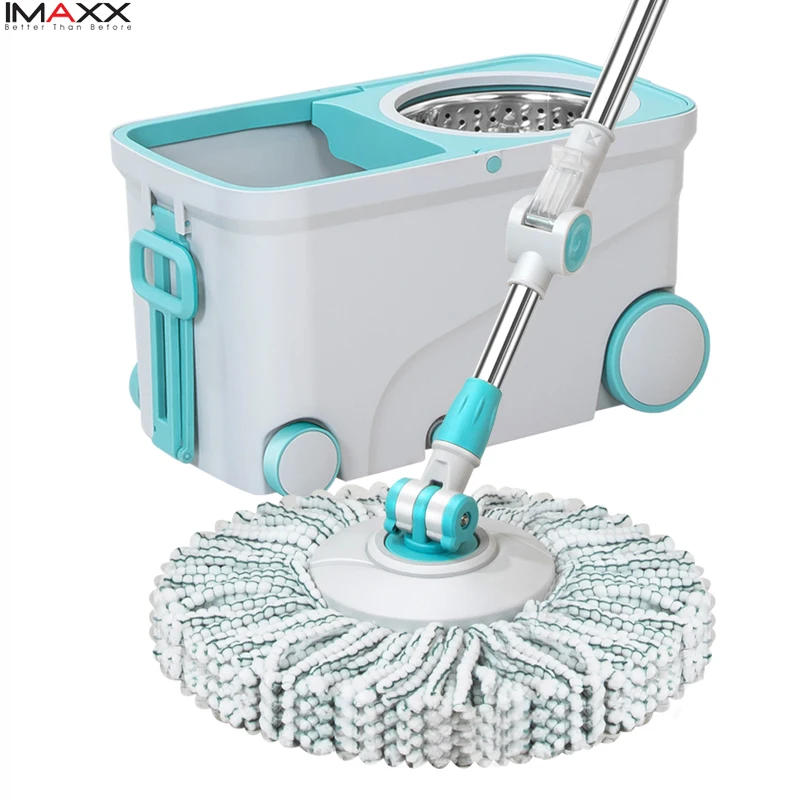 IMAXX Cleaning Household Product Wholesale 360 Spin  Magic Mop  and Bucket Dry Mop for Cleaning Floors