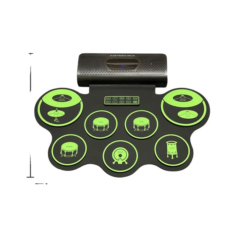 Factory Supply Portable Electric Drums Roll Up Drum Kit  Silicone Electronic Drum for Kids