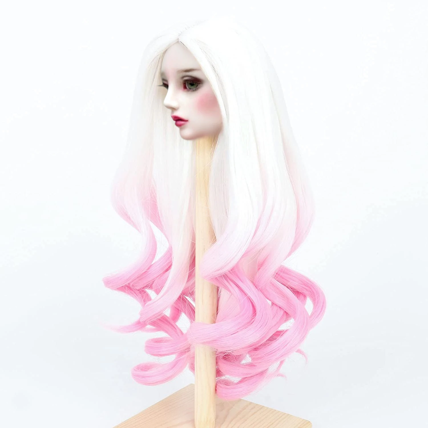 1/6 1/4 1/3 BJD Doll Wig No Shinning Heat Resistant Synthetic Hair Doll Wig for BJD SD Doll