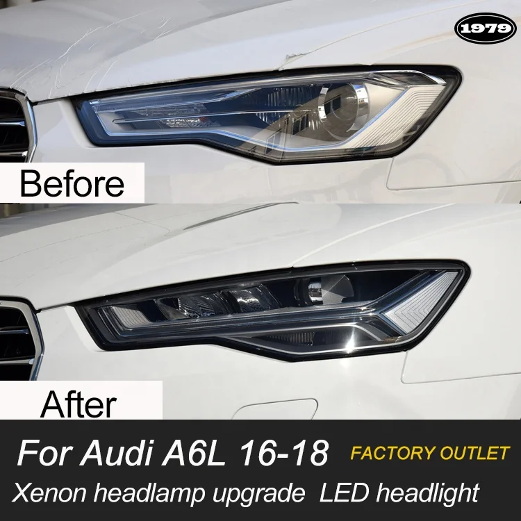 [1979] Factory Outlet 2012-2018 xenon headlamp upgrade LED headlights For Audi A6 c7pa