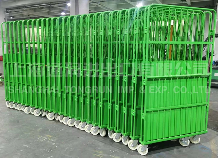 Torin DZ268A Folding heavy warehouse material	steel roll container roll cart accept custom