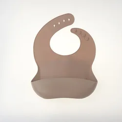 Silicone bibs waterproof wash-free silicone drool towel natural waterproof baby bibs