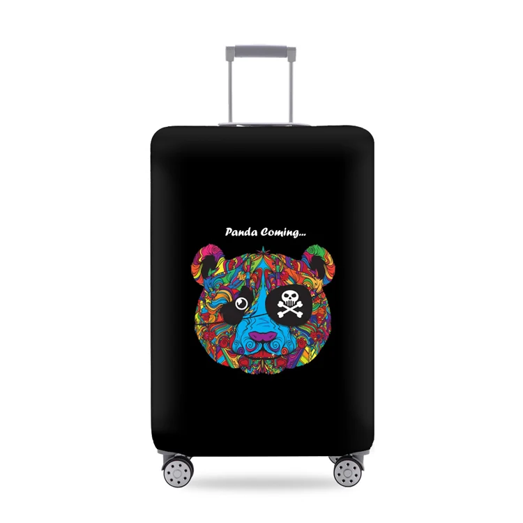 Moq 1 Pc Wholesale Custom All Prints Animal Design Cut Sublimation Carrier Travel Bag Protector Luggage Suitcase Cover