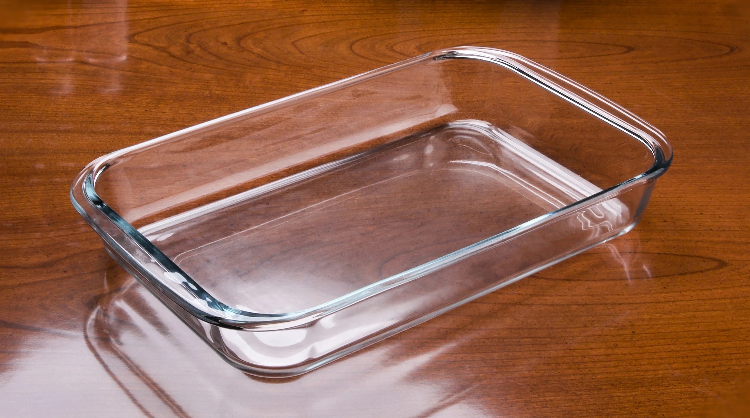2L High Quality Rectangular Heat Resistant Borosilicate Tempered Glass Bakeware