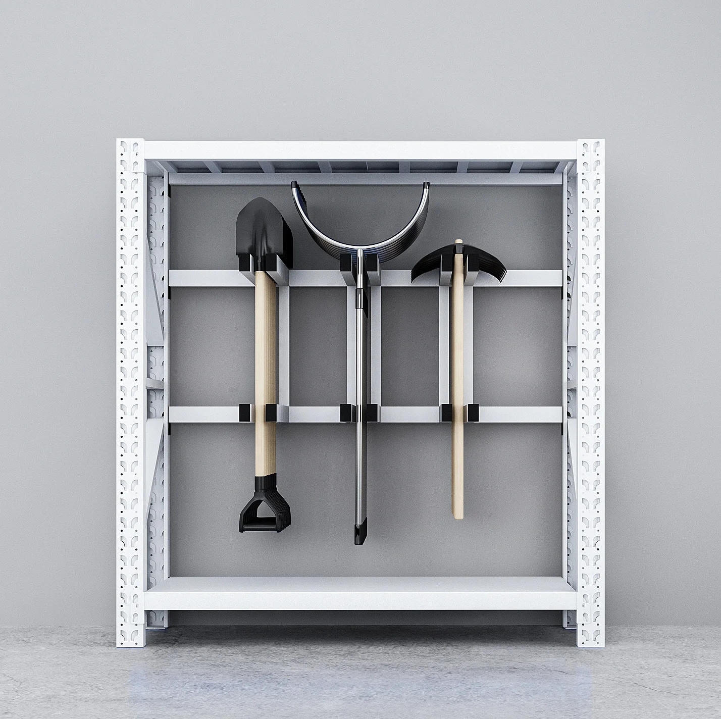 Industrial shelves stacking racks & shelves Steel shelving medium duty racking Warehouse Shovel Pickaxe Shelf