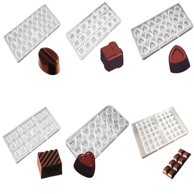 Custom polycarbonate mold  DIY PC Chocolate Molds Plastic Polycarbonate Mould For Chocolate bar