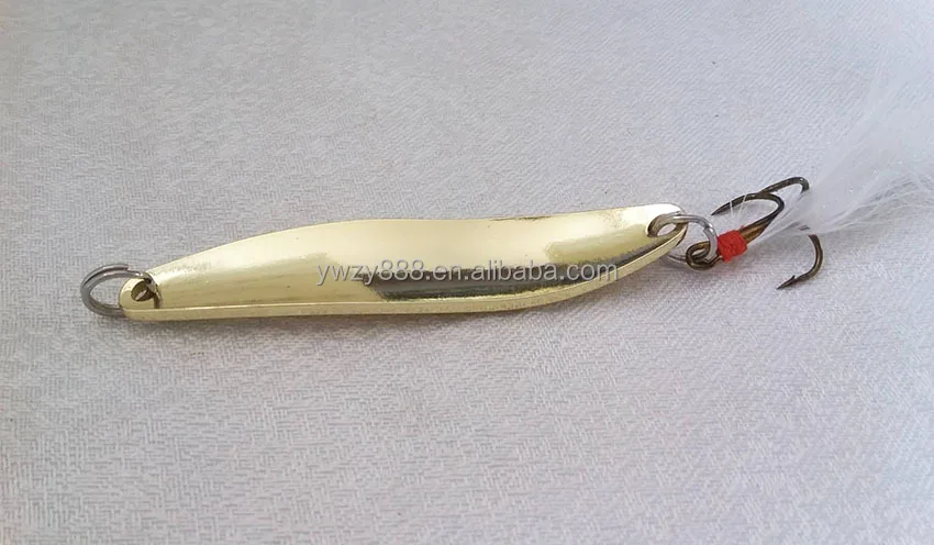 Willow leaf type Luia glitter metal bait leech piece