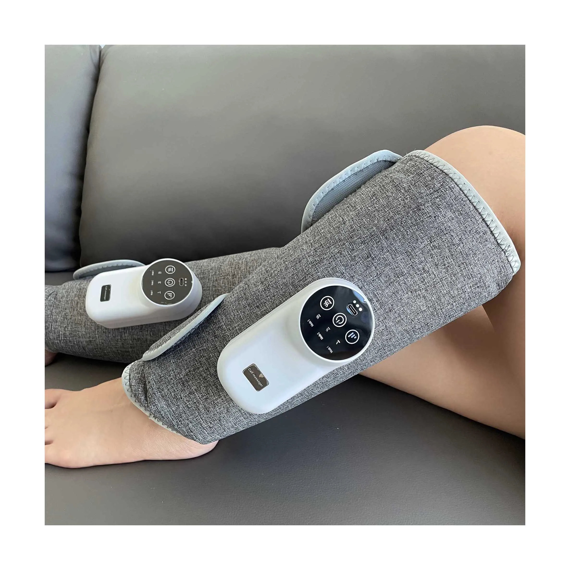 a wireless calf massager air compression calf and arm massager calf wraps blood circulation leg massager