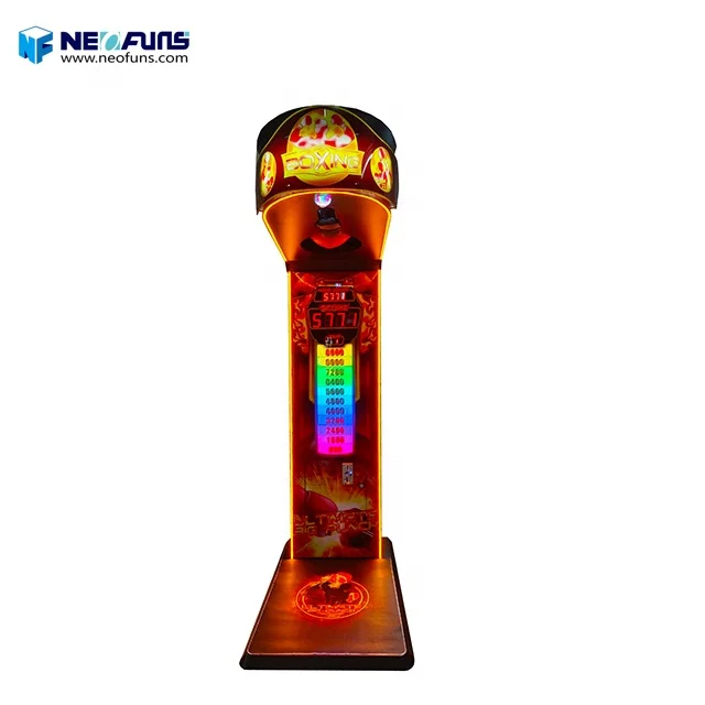 Hot Sale Sport Arcade Interactive Redemption Boxing Punch Measure Machine Coin Operated Punching Bag Boxing Game Machine