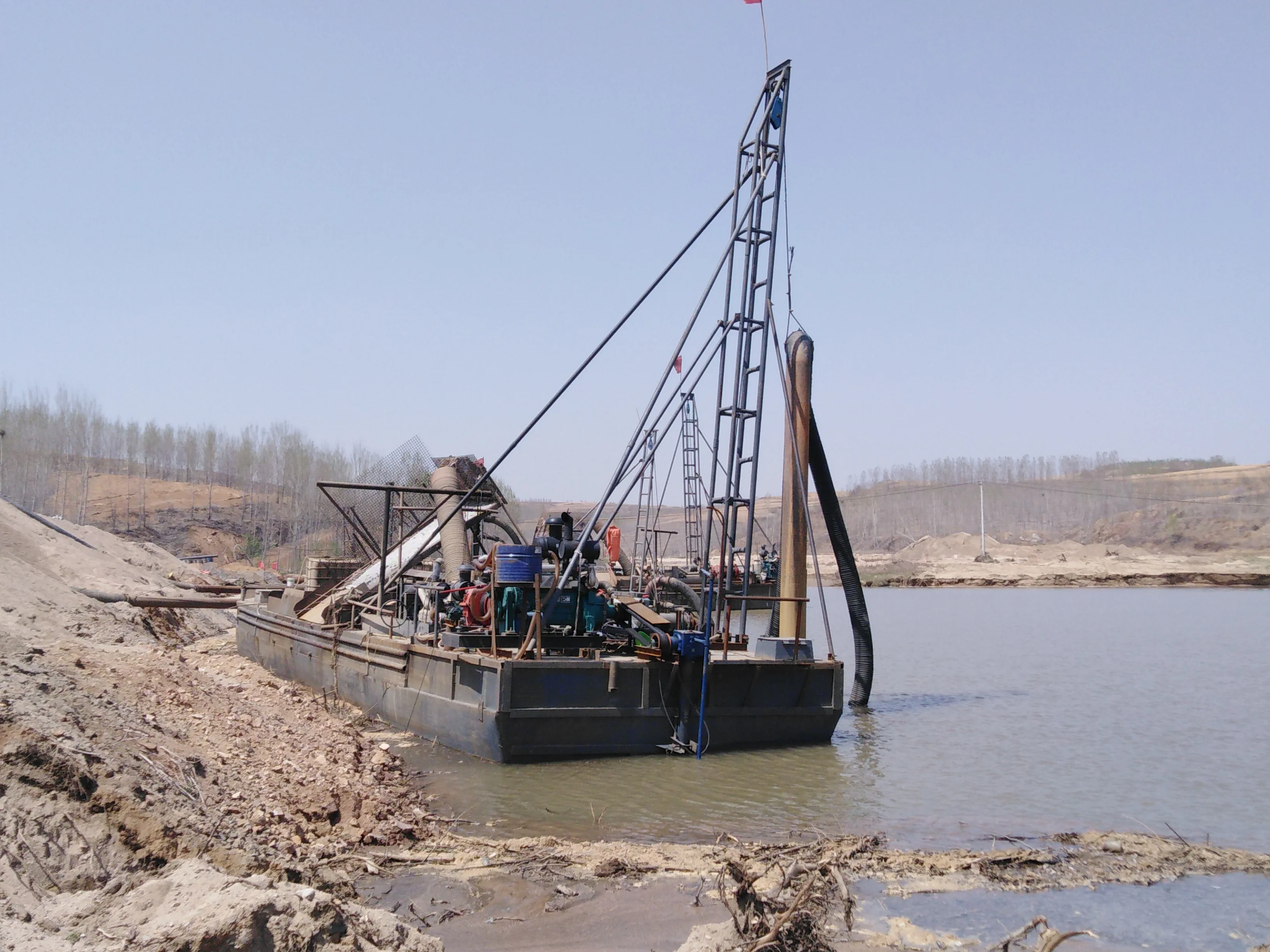 Small Jet Suction Dredger Sand Dredger With High Quality For River Dredging