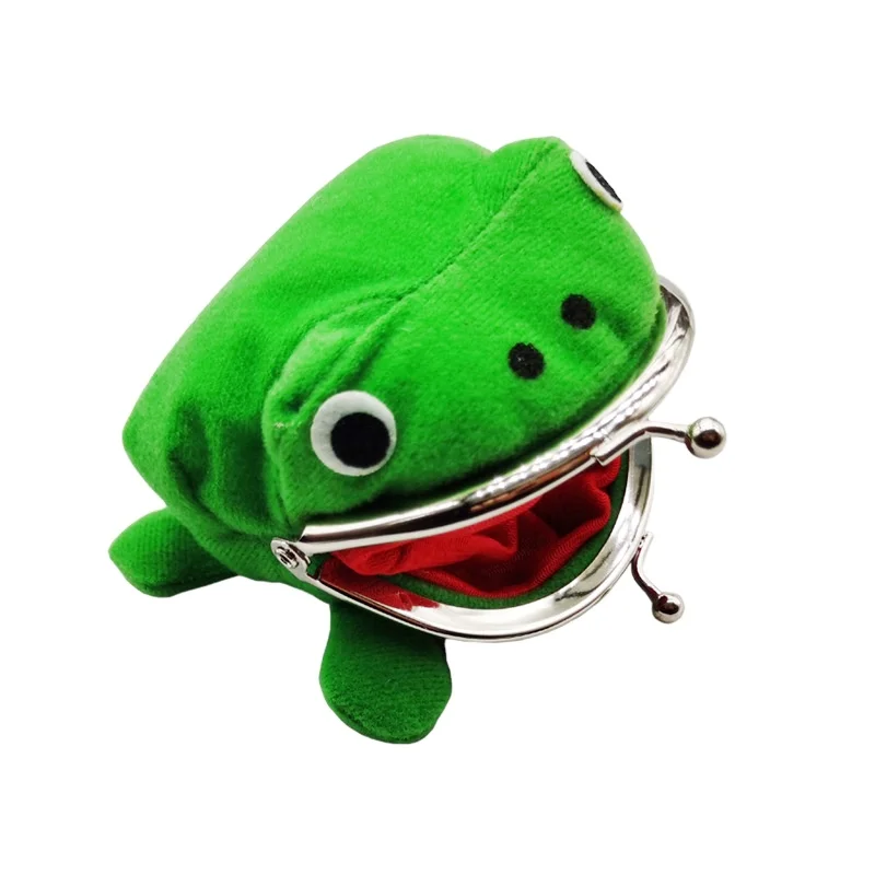 Cosplay Props Frog Plush Wallet Anime Cartoon Manga Flannel Coin Holder Cute Animal Narutoes Frog Coin Purse