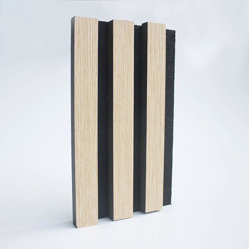 ECOUPP Modern Design Acoustic Panel Slat Wall Wooden Panel for Sound Proofing Promotional Price for Hotel Applications