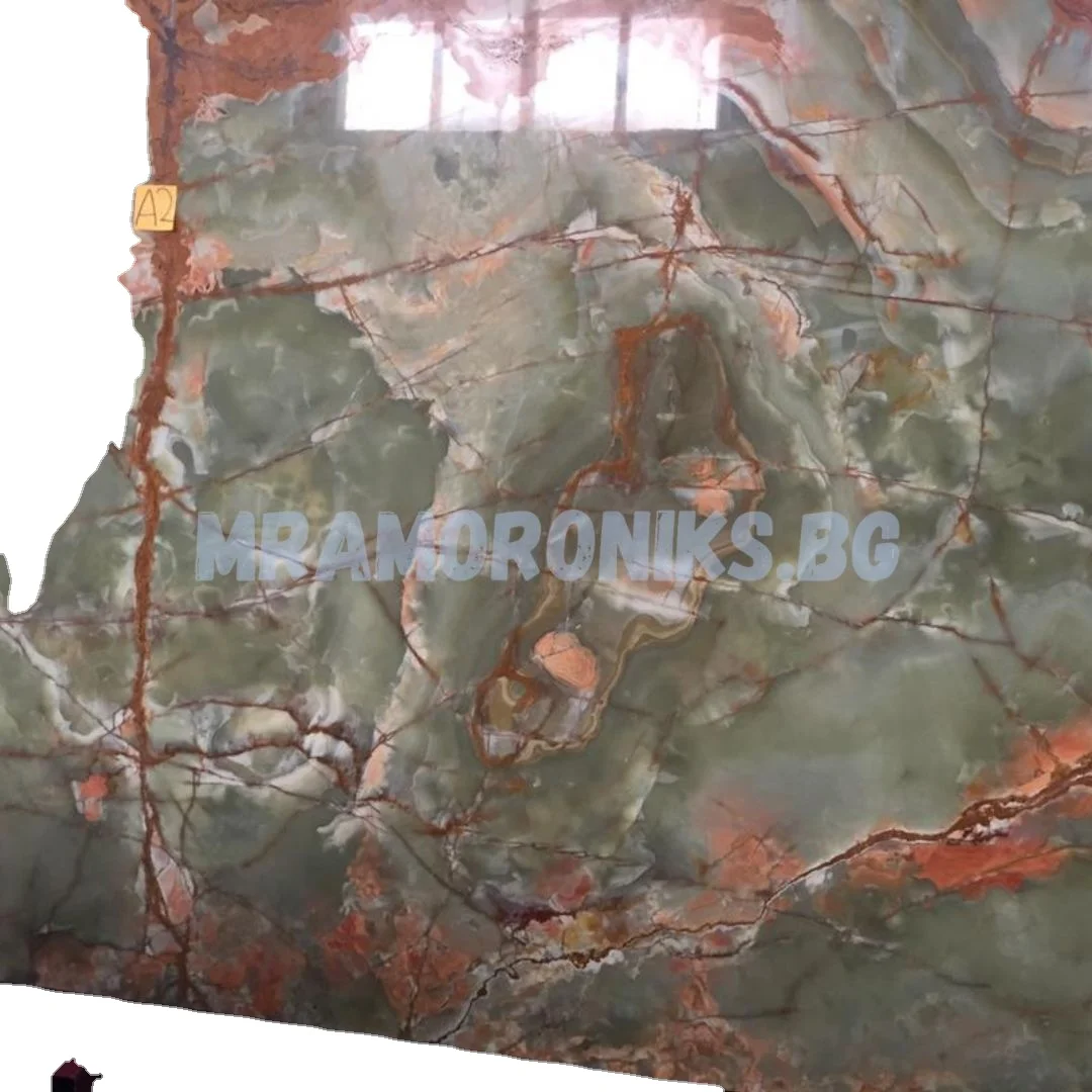 Green Jade Onyx Stones Natural Transparent Marble Stones - Cheap Polished Blue Onyx Stones Floor & Wall Panel