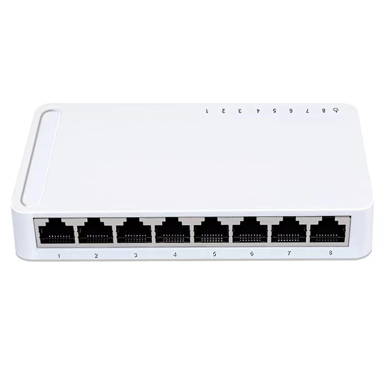 Hot Sale Backplane Bandwidth 10G 8 Port 10/100/1000M RJ45 Unmanaged Ethernet Switch
