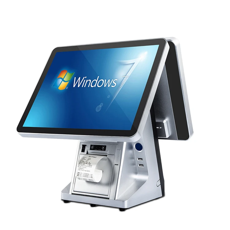 MJ7820D POS cash register machine Windows 10 Touch Screen All In One Touch Screen  POS Tablet POS Systems