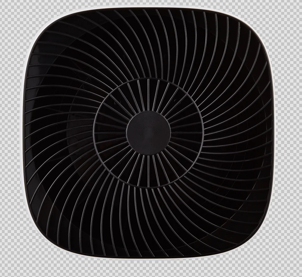 Round HEPA Active carbon touch screen Air purifier China