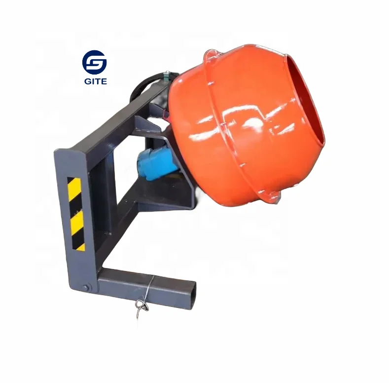 Hydraulic Concrete Auger Mixer For Mini Steer Loader