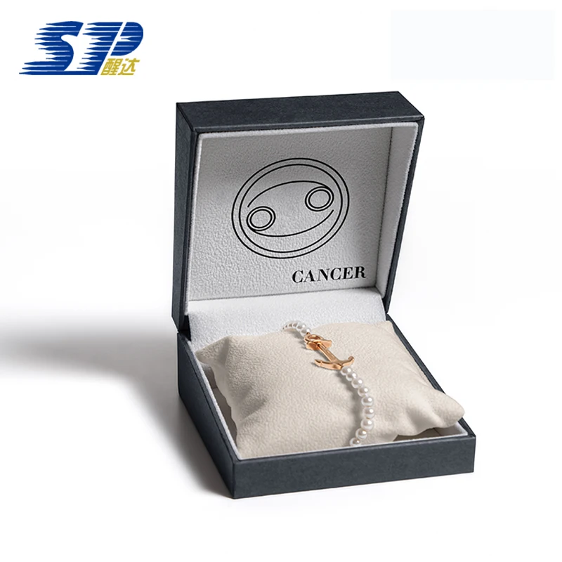 Custom Printed High Quality Small Ring Jewelry Box Jewelry Ring Box With Velvet And Foam Rubber Insert