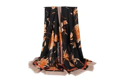 Custom Brand Design Printing Famous Brand Scarf 2021 New Trending polyester Scarf